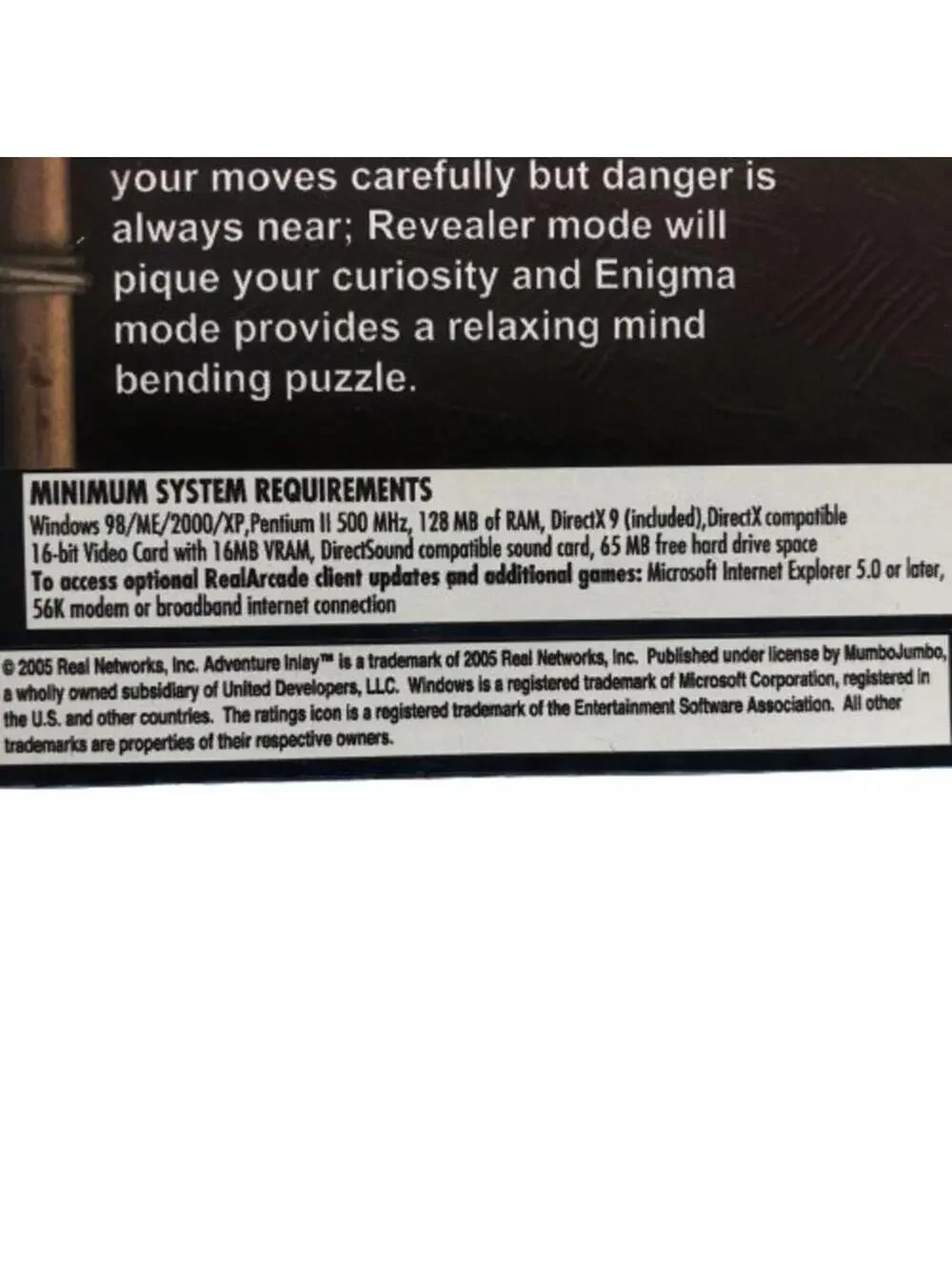 Adventure Inlay PC New XP 4 Game Modes Over 60 Wildlife Scenes Stunning Graphics